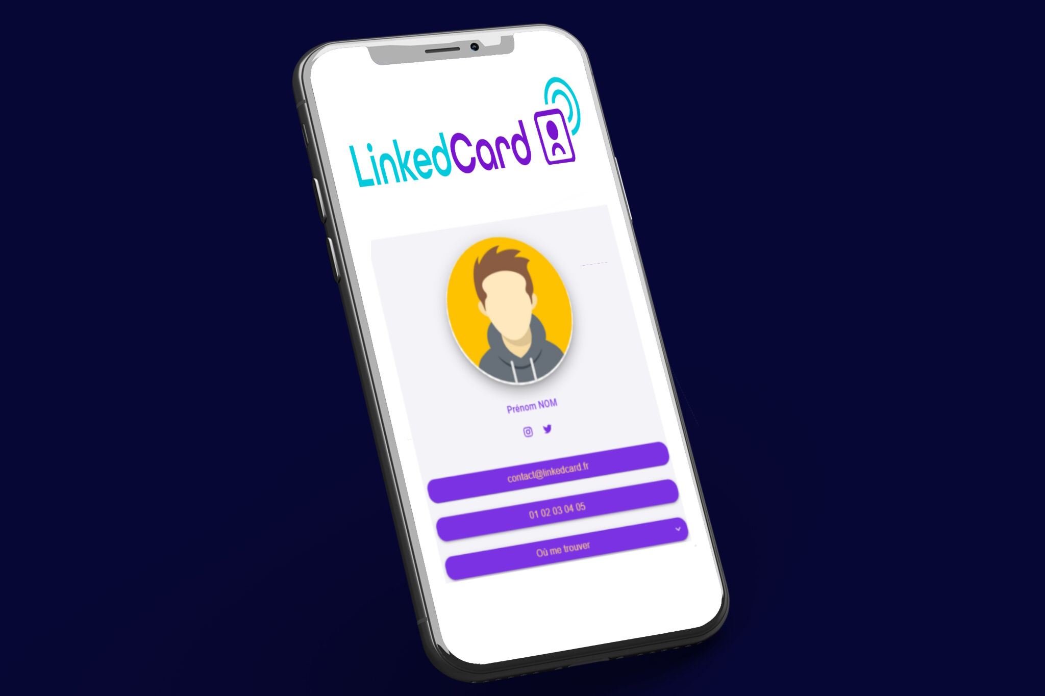 Linkedcard carte de visite virtuelle